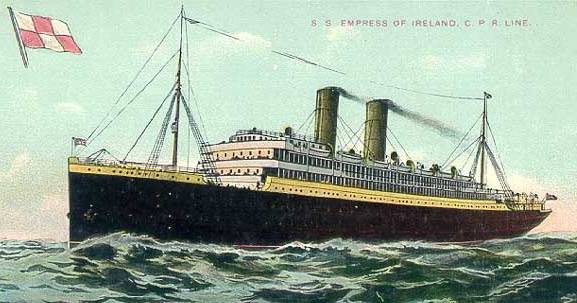 Zkázu parníku Empress
of Ireland zavinila mlha