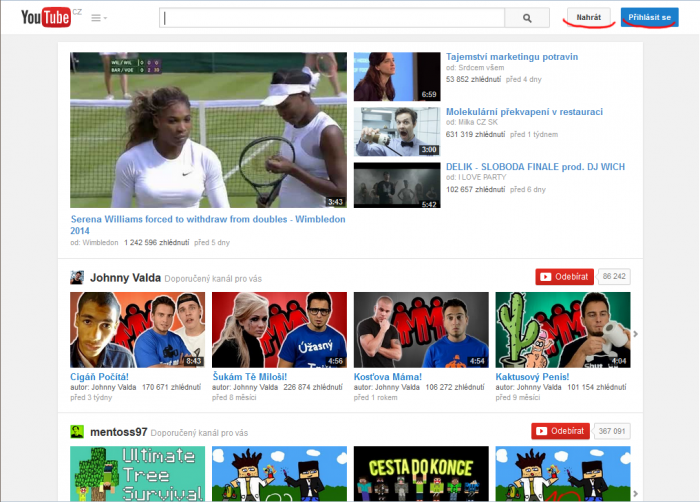 Jak vložit video na YouTube