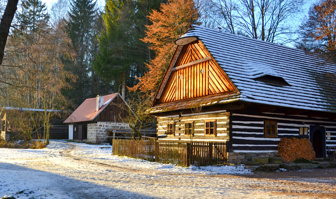 FOTO DNE 9.1.: Libuše Hvězdová - Zima na Veselém Kopci