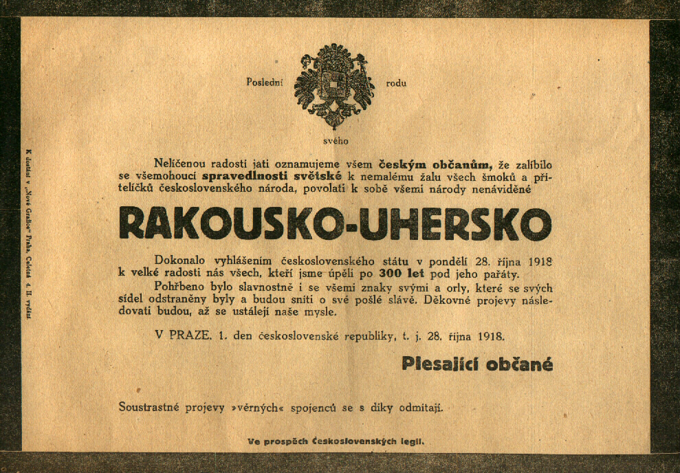 V muzeu rekordů a kuriozit si přečtete, jak vznikalo Československo !