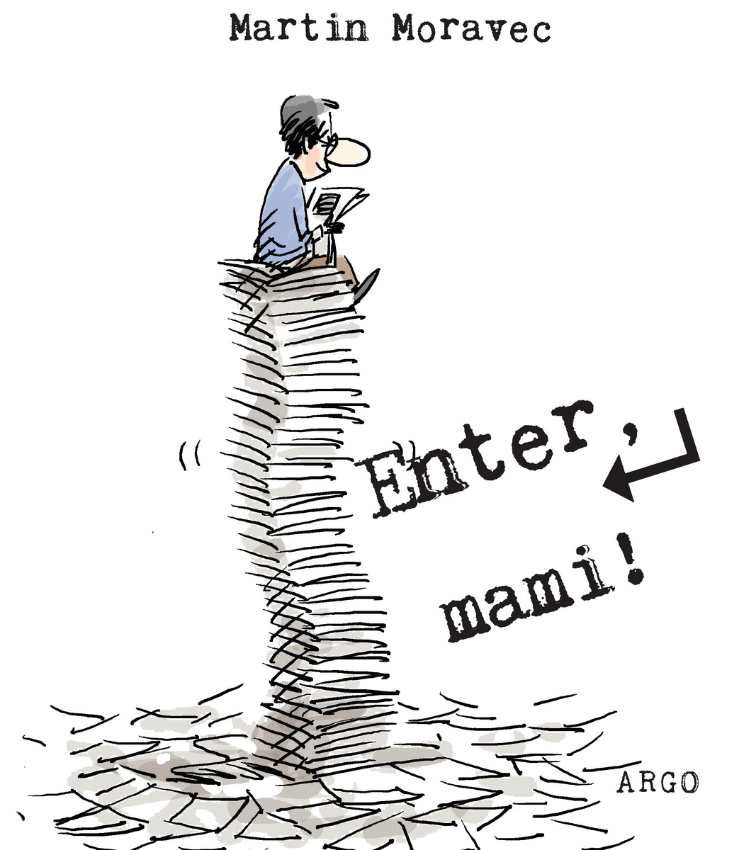 Knižní tip - Martin Moravec: Enter, mami!