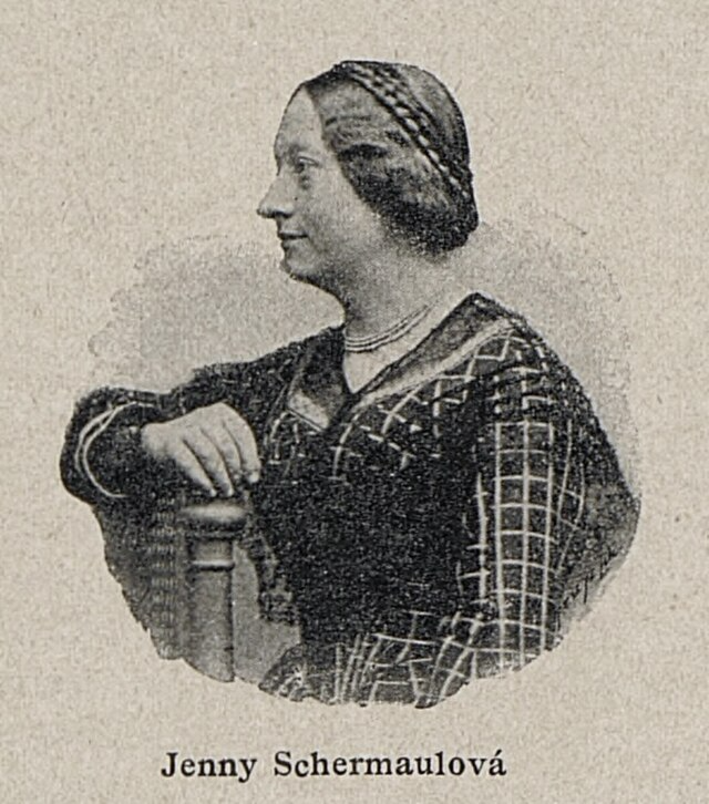 Malířka Jenny Schermaulová  byla podle Karoliny Světlé opravdový  anděl