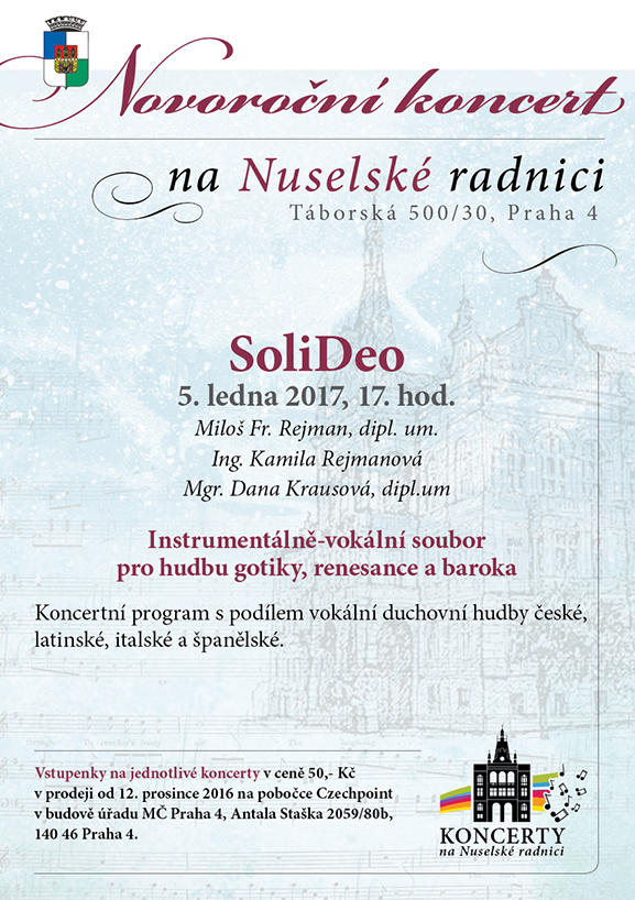 Novoroční koncert na Nuselské radnici