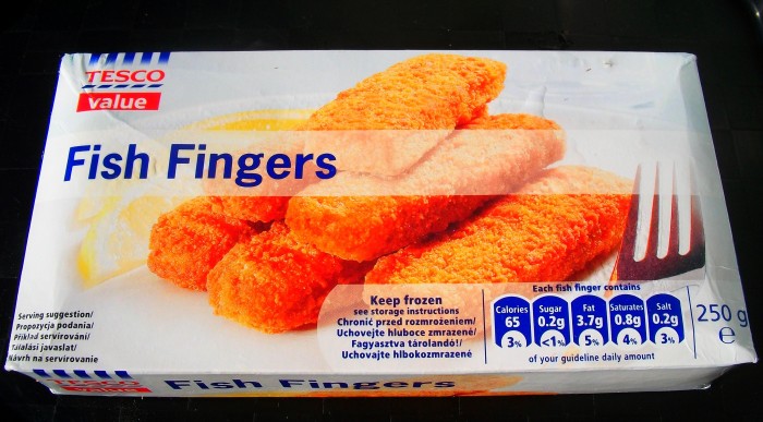 Otřesný zážitek s rybími
prsty značky Tesco Value