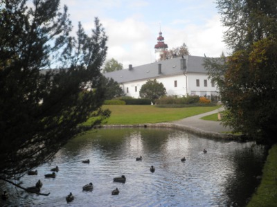 podzámecká podzimní koupel