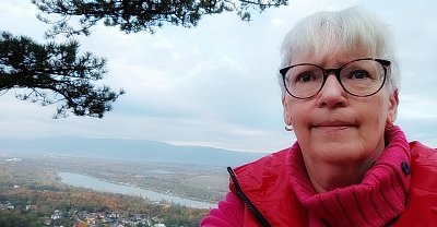 Na vyhlídce pod hradem.