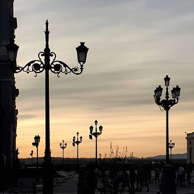 Madrid: u královského paláce