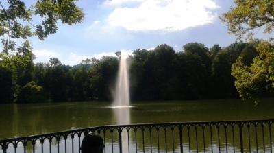 Vodotrysk a nebe