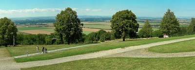Panorama od baziliky na Sv. Kopečku