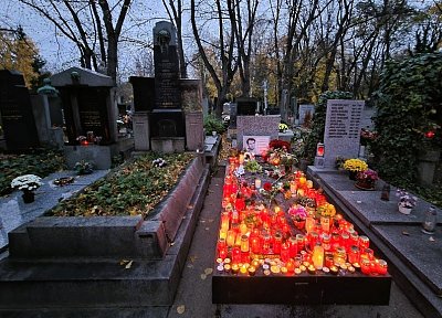 Hrob Jana Palacha na Olšanech