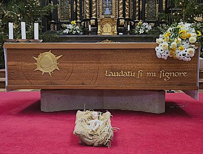 Jezulátko v kostele P. Marie Sněžné