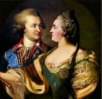 4. Kníže Potěmkin a carevna Kateřina II.