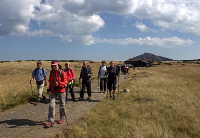 Krkonoše - Cesta od Luční boudy 1410 m
