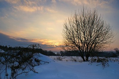 Podvečer za městem