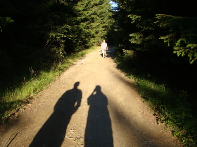 ...... tři na procházce