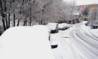 Pravá zima na sídlišti