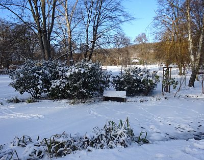 Zasněžený domeček