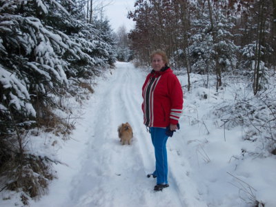 Zimní procházka s pejskem