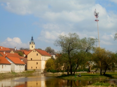 pohled od řeky