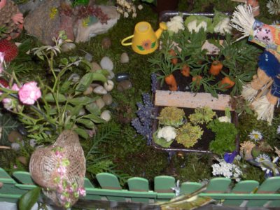 Ze soutěže aranžování...