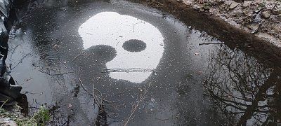 Strašidlo na rybníce