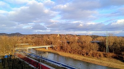 Únorový výhled z Campus City Ostrava *