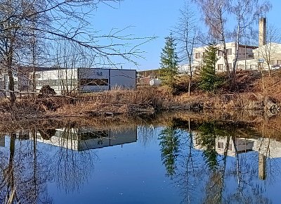 Předjaří u rybníka 2