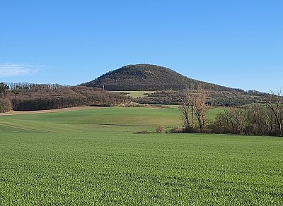 Říp v jarní zeleni *