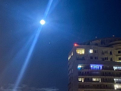 Dnešní úplněk a Jupiter *