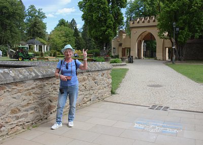 Rozverná návštěvnice