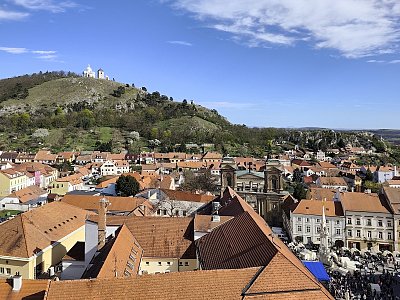 Mikulov z kostelní věže