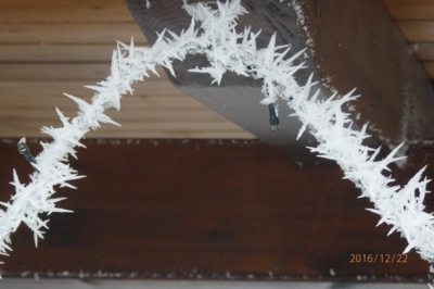 Námraza na výzdobě