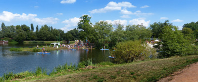 Vodní sporty v pardubickém olympijském parku