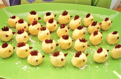 Nepečená velikonoční kuřátka