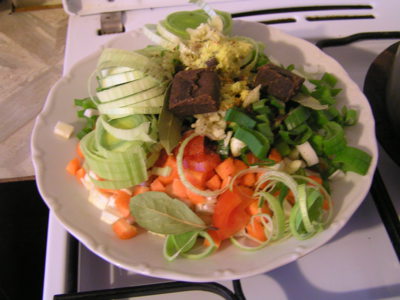 Vaříme - základ pro polévku.