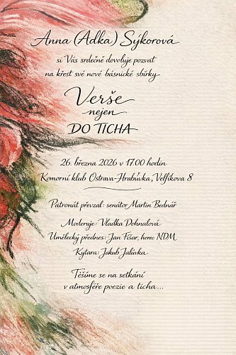 Pozvánka na křest knihy