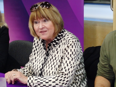 Pavlína Filipovská vítá návštěvníky.JPG