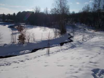 Koupaliště v zimě