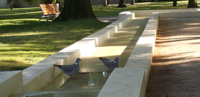 Koupel v lázeňském parku