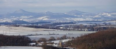 Poslední zimní (České středohoří z Řípu)