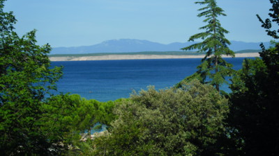 Pohled na ostrov Krk