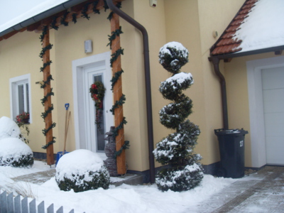 Sněhová výzdoba...