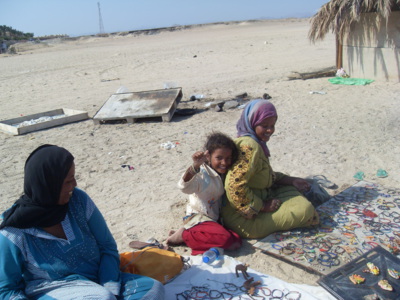 Teplý den v Egyptě