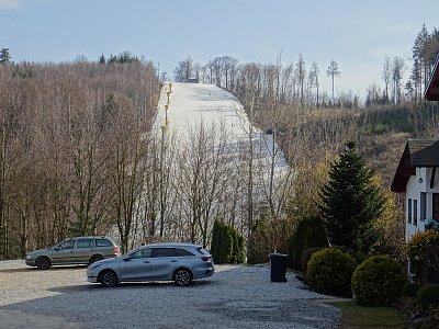 Sjezdovka Rudný ještě jede...
