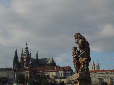 Tulení na Karlově mostě