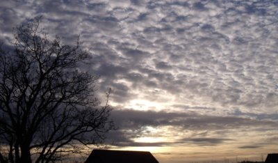 Víkendový západ slunce