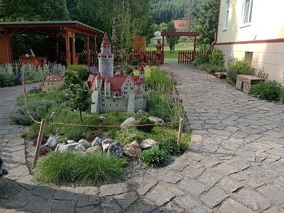 Miniaturní hrad Bouzov