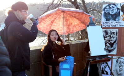 Praha jarní - kontrasty...