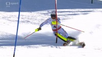 Dynamika sjezdového lyžování se odehrává ve velké rychlosti