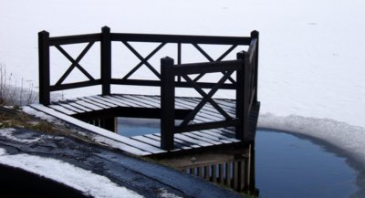 Hradčanský rybník-molo